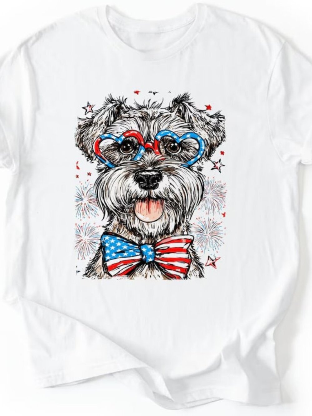 Cute 4th Of July Dog Shirt, Dog Lover Tee, Independence Day Shirt